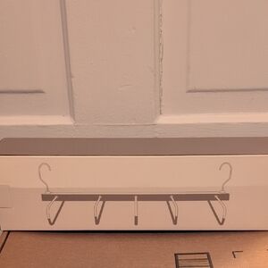 Modern Space Saving Pants Hanger - Silver